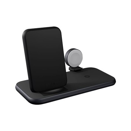 Zens Aluminium Series 4 in 1 - Stojan pro bezdrátové napájení + AC napájecí adaptér - 45 Watt - Apple Fast Charge, FC (USB)