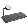 ZENS Dual+Watch Aluminium Wireless Charger - Bezdrátová nabíjecí podložka / nabíjecí stojan - magnetický + AC napájecí adaptér