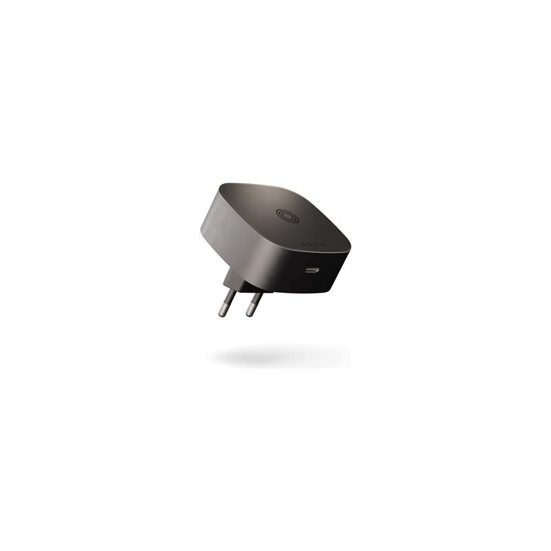 ZENS - Bezdrátový nabíjecí stojan / napájecí adaptér - 18 Watt (24 pin USB-C) - černá