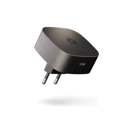ZENS - Bezdrátový nabíjecí stojan / napájecí adaptér - 18 Watt (24 pin USB-C) - černá