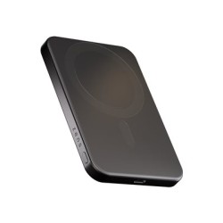 ZENS Pro 1 - Bezdrátová power banka - slim - 5000 mAh - 15 Watt - na kabelu: USB-C - cerná
