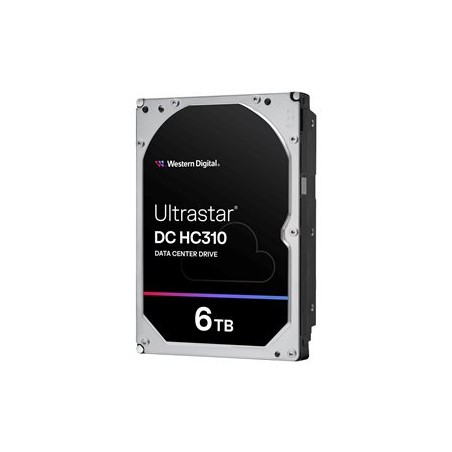 WD Ultrastar DC HC310 HUS726T6TAL5204 - Pevný disk - 6 TB - interní - 3.5" - SAS 12Gb/s - 7200 ot/min. - vyrovnávací paměť: 256