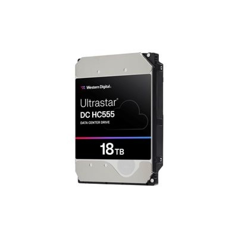 WD Ultrastar DC HC555 - Pevný disk - Datové centrum - 18 TB - interní - 3.5" - SAS 12Gb/s - 7200 ot/min. - vyrovnávací paměť: