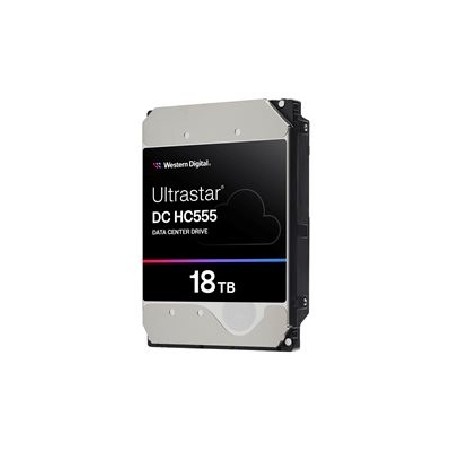 WD Ultrastar DC HC555 - Pevný disk - Datové centrum - 18 TB - interní - 3.5" - SAS 12Gb/s - 7200 ot/min. - vyrovnávací paměť:
