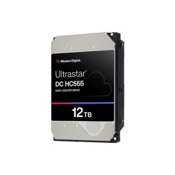 WD Ultrastar DC HC555 - Pevný disk - Datové centrum - 12 TB - interní - 3.5" - SATA 6Gb/s - 7200 ot/min. - vyrovnávací pamet: