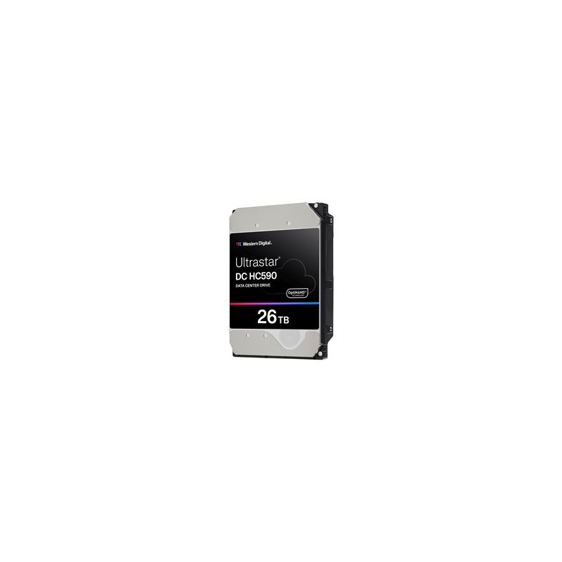 WD Ultrastar DC HC590 - Pevný disk - Datové centrum - šifrovaný - 26 TB - interní - 3.5" - SAS 12Gb/s - 7200 ot/min.