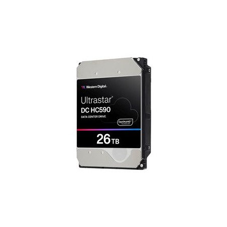 WD Ultrastar DC HC590 - Pevný disk - Datové centrum - šifrovaný - 26 TB - interní - 3.5" - SAS 12Gb/s - 7200 ot/min.