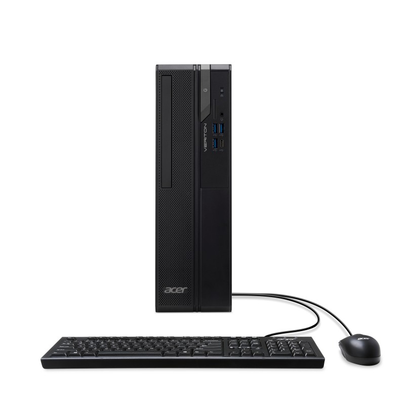 ACER PC Veriton VX2720G, i5-14400,8GB DDR5,512GB M.2 SSD,Wifi,DVD±RW,USB KB+mouse,W11P,180W,Black
