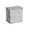 Solarix rozvaděč nástěnný nýtovaný SENSA 12U 400mm, dveře plech, RAL 7035