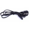 Kabel - napájecí, napájení do zásuvky, přímý, 2,5m