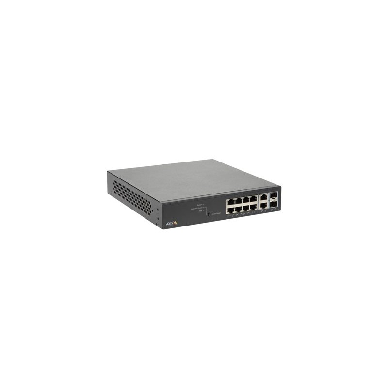 Axis T8508 PoE+ Network Switch - Přepínač - řízený - 8 x 10/100/1000 (PoE+) + 2 x combo Gigabit SFP (uplink) - desktop, Lze