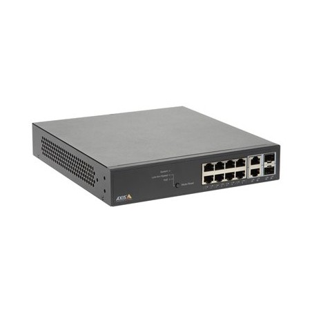 Axis T8508 PoE+ Network Switch - Přepínač - řízený - 8 x 10/100/1000 (PoE+) + 2 x combo Gigabit SFP (uplink) - desktop, Lze