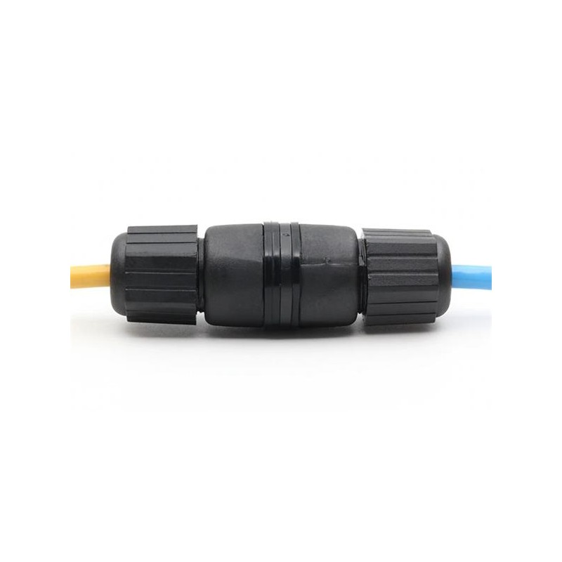 Stíněná vodotěsná RJ45 kabelová spojka Cat6