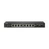 SonicWall Switch SWS12-8POE - Přepínač - řízený - 8 x 10/100/1000 (PoE) + 2 x gigabitů SFP - desktop - PoE (55 W)