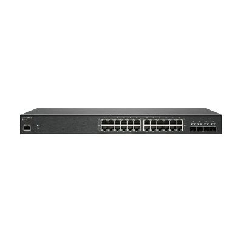 SonicWall Switch SWS14-24 - Přepínač - řízený - 24 x 10/100/1000 + 4 x 10 Gigabit SFP+ - Lze montovat do rozvaděče