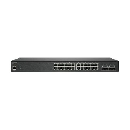 SonicWall Switch SWS14-24 - Přepínač - řízený - 24 x 10/100/1000 + 4 x 10 Gigabit SFP+ - Lze montovat do rozvaděče