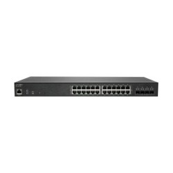 SonicWall Switch SWS14-24FPOE - Přepínač - řízený - 24 x 10/100/1000 (PoE+) + 4 x 10 Gigabit SFP+ - Lze montovat do rozvaděče