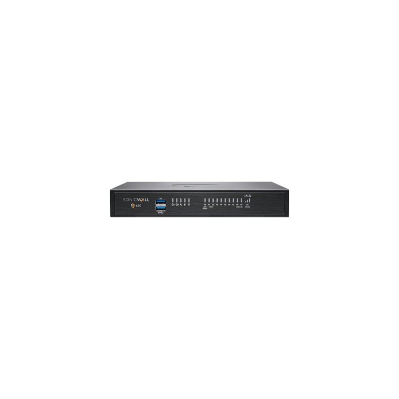 SonicWall TZ670 - Bezpečnostní zařízení - 10GbE - desktop