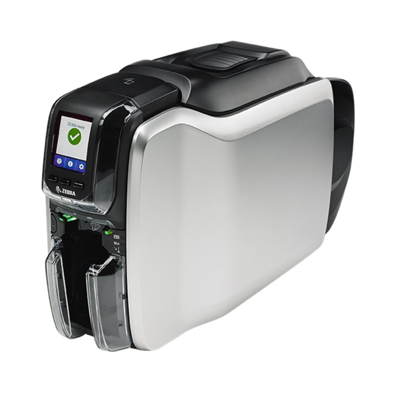 Card Printer ZC300, Dual Sided, USB, LAN, Starter pack - Card studio Stnd., 200 PVC cards, YMCKOK ZC32000CQ00EM00