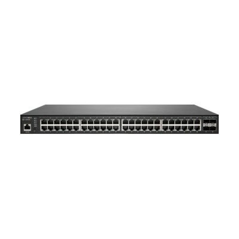 SonicWall Switch SWS14-48FPOE - Přepínač - řízený - 48 x 10/100/1000 (PoE+) + 4 x 10 Gigabit SFP+ - Lze montovat do rozvaděče