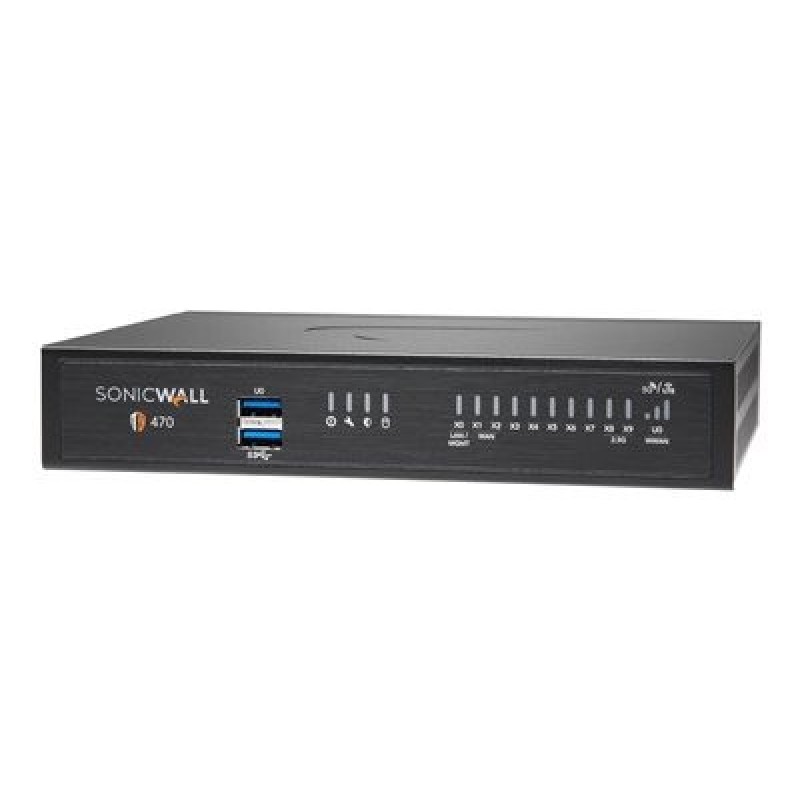 SonicWall TZ470 - Bezpečnostní zařízení - 1GbE, 2.5GbE - NFR - desktop