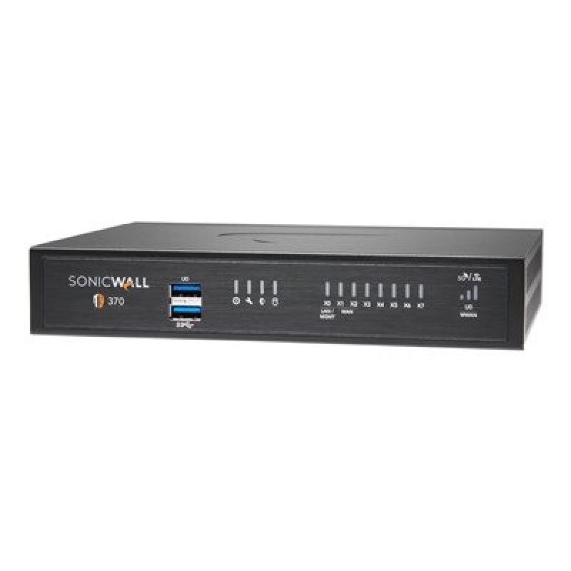 SonicWall TZ370 - Bezpečnostní zařízení - 1GbE - NFR - desktop