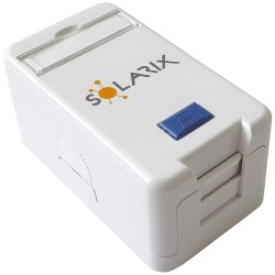 Soalrix zásuvka modulární pro 1 keystone na omítku