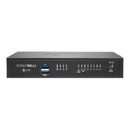 SonicWall TZ370 - Advanced Edition - bezpečnostní zařízení - 1GbE - SonicWALL Secure Upgrade Plus Program (2 roky) - desktop