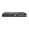 SonicWall Switch SWS12-10FPOE - Přepínač - řízený - 10 x 10/100/1000 (PoE+) + 2 x gigabitů SFP - desktop - PoE+ (130 W) - s 1
