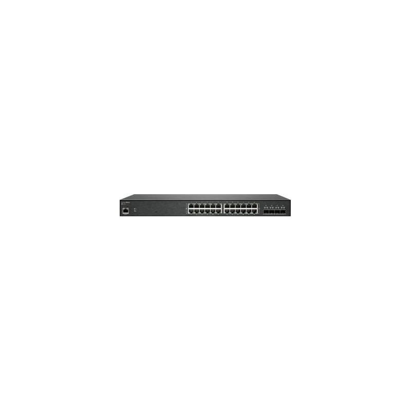 SonicWall Switch SWS14-24 - Přepínač - řízený - 24 x 10/100/1000 + 4 x 10 Gigabit SFP+ - Lze montovat do rozvaděče - s 1 rok