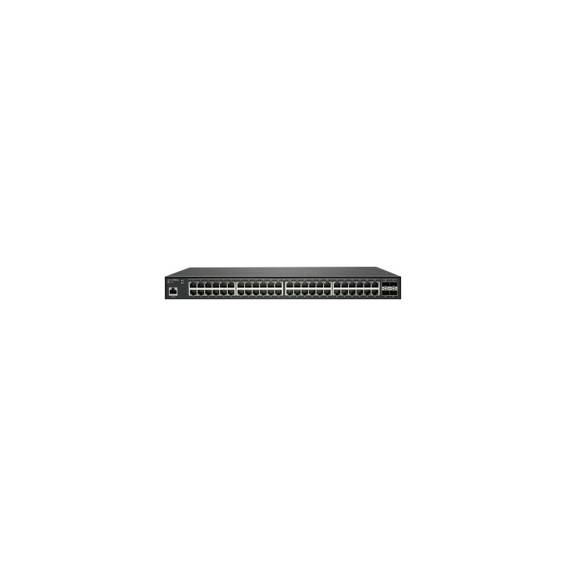 SonicWall Switch SWS14-48 - Přepínač - řízený - 48 x 10/100/1000 + 4 x 10 Gigabit SFP+ - Lze montovat do rozvaděče - s 1 rok