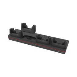 CT37/CT30 XP non-booted charging base. Kit includes 4 bay charging base (Cup: CT37-UCP-N), power supply, must order power cord