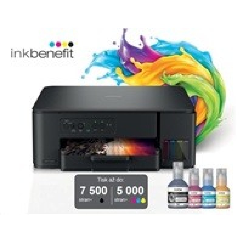 BROTHER multifunkce inkoustová INK BENEFIT DCP-T430W - A4 128MB 2400x600 16ppm USB 2.0. WIFI - INKTANK
