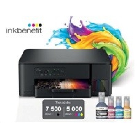 BROTHER multifunkce inkoustová INK BENEFIT DCP-T430W - A4 128MB 2400x600 16ppm USB 2.0. WIFI - INKTANK