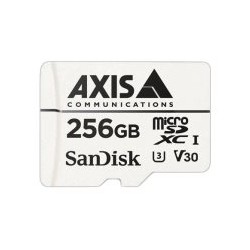 AXIS Surveillance - Paměťová karta flash (adaptér microSDXC na SD zahrnuto) - 256 GB - Video Class V30 / UHS Class 3 / Class10