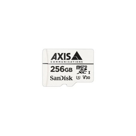 AXIS Surveillance - Paměťová karta flash (adaptér microSDXC na SD zahrnuto) - 256 GB - Video Class V30 / UHS Class 3 / Class10