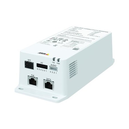 AXIS TU8003 - Dávkovač energie - konektivita uprostřed - AC 100-240 V - 90 Watt - Ethernet 10/100/1000 - 1.8 m kabel - Evropa