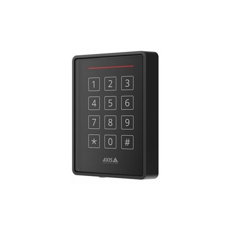 Axis A4120-E - RFID čtečka proximity karet/klávesnice - 1 souprava - kabelové - série RS-485 - černá, NCS S 9000-N
