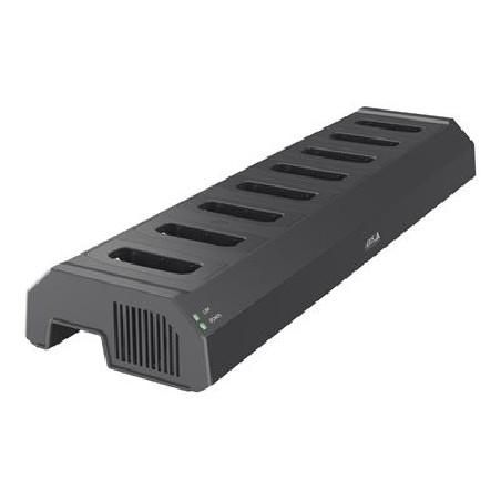 Axis W703 - Dobíjecí a synchronizační stanice - 80 Watt - 8 výstupní konektory - černá NCS S 9000-N - pro AXIS W110, W110 Body