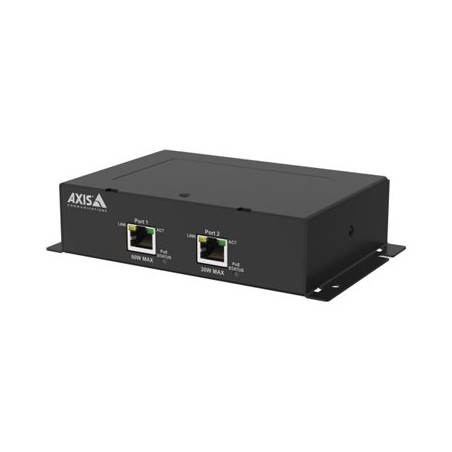 AXIS TU8010 - Síťový/napájecí extender - 1GbE - 10/100/1000Base-T - RJ-45 / RJ-45 - až 100 m - pro AXIS P1385-E