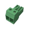 Axis TU6012 - Konektor terminálního bloku - svorkovnice se 2 piny s piny (male) - rozteč 7,62 mm (balení 5)