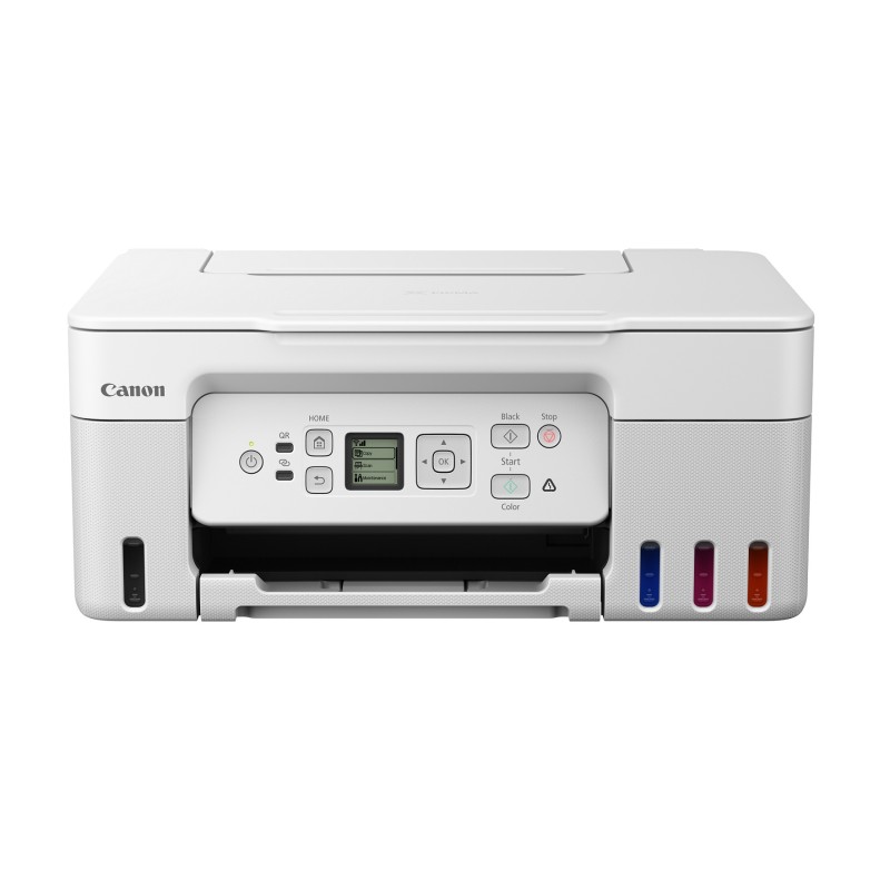 Canon PIXMA Tiskárna bílá G3470 WHITE (doplnitelné zásobníky inkoustu) - MF (tisk,kopírka,sken), USB, Wi-Fi - A4/11min.