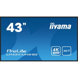 iiyama ProLite LFDs, 109,2 cm (43''), 4K, USB, kit, black