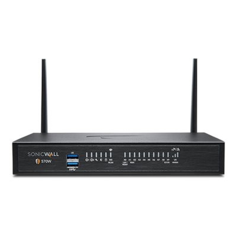 SonicWall TZ Series (Gen 7) TZ570W - Bezpecnostní zarízení - 1GbE, 5GbE - Wi-Fi 5 - 2.4 GHz, 5 GHz - SonicWALL Secure Upgrade
