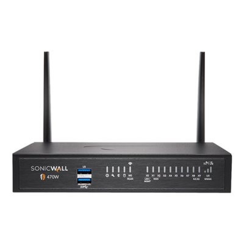 SonicWall TZ Series (Gen 7) TZ470W - Bezpecnostní zarízení - 1GbE, 2.5GbE - Wi-Fi 5 - 2.4 GHz, 5 GHz - SonicWall Promotional