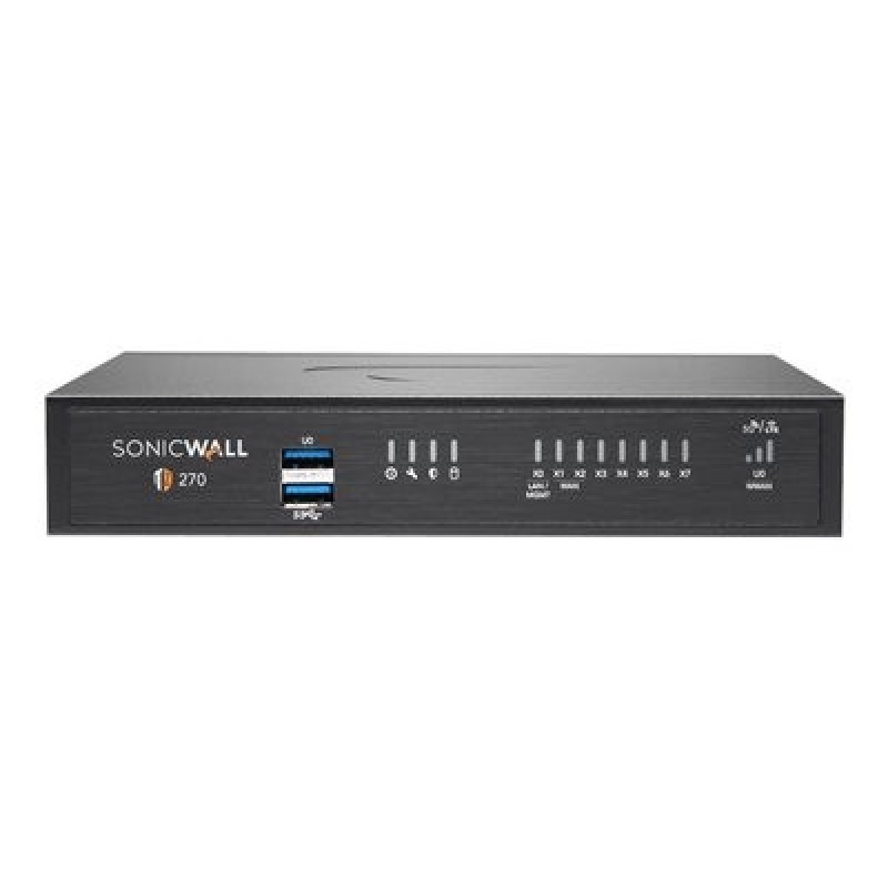 SonicWall TZ Series (Gen 7) TZ270 - Bezpečnostní zařízení - s 3 roky pokročilé ochrany a Cloud Secure Edge na 1 rok SIA-Basic
