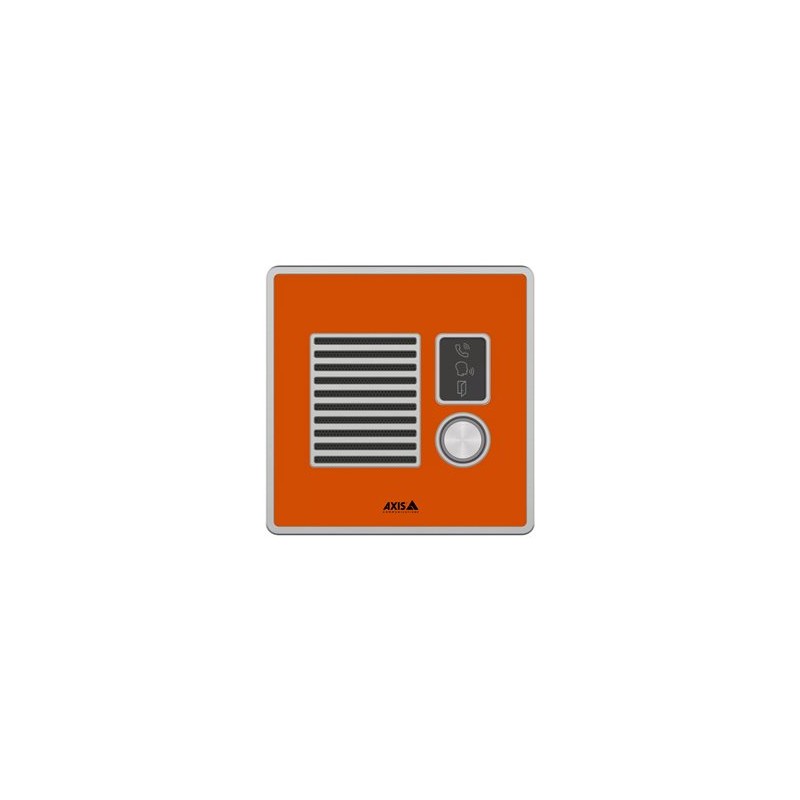 Axis I7010-VE - IP interkomová stanice - kabelové - 10/100/1000 Ethernet - oranžová, RAL 2004 - kompatibilní s TAA