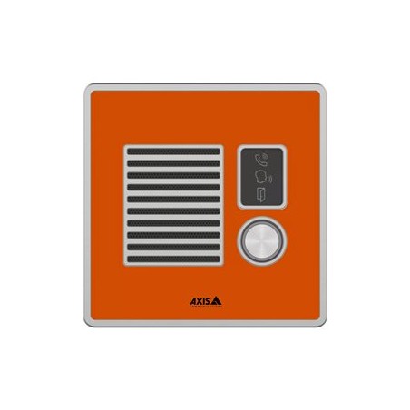 Axis I7010-VE - IP interkomová stanice - kabelové - 10/100/1000 Ethernet - oranžová, RAL 2004 - kompatibilní s TAA