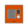 Axis I7010-VE - IP interkomová stanice - kabelové - 10/100/1000 Ethernet - oranžová, RAL 2004 - kompatibilní s TAA