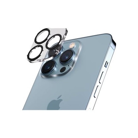 PanzerGlass PicturePerfect - Chránic na objektiv pro mobilní telefon - kompatibilní s pouzdrem - barva rámu cerná - pro Apple